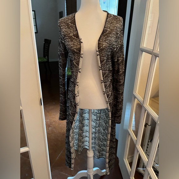 Billabong Womens Small Diamond Reversible Cardigan Long Sleeve Sweater - Picture 2 of 11